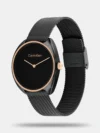 Women Black Analog Mesh Watch 25200272 - Image 2
