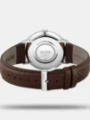 Men Black Analog Leather Watch 1513829 - Image 3