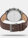Impact Men's Green Chronograph Leather Watch 25200363 - Image 3