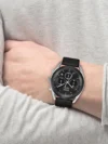 Top Men's Black Chronograph Silicon Watch 1514091 - Image 4