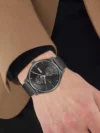 Tyler Men's Black Chronograph Mesh Watch 1514105 - Image 4
