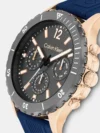 Men's Grey Chronograph Silicon Watch 25200316 - Image 4