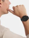 Impact Men's Black Chronograph Stainless Steel Watch 25200359 - Image 4