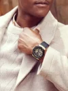 Men Black Silicon Chronograph Watch GW0487G5 - Image 4