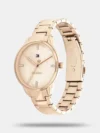 Tommy Hilfiger Analog Golden Dial Stainless Steel Strap Watch for Women - Image 2