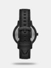 Men's Black Leather Chronograph Watch AX2719 - Image 3