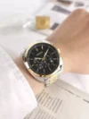 Men's Black Chronograph Stainless Steel Watch AN8214-55E - Image 4