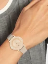 Tommy Hilfiger Quartz Analog Rose Gold Dial Leather Strap Watch for Women - Image 4