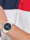 Tommy Hilfiger Blue Dial Silver Stainless Steel Strap Watch for Men - Image 4