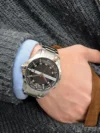 Men's Black Dial Analog Stainless Steel Watch AX2103 - Image 4