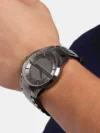 Men's Grey Analog Stainless Steel Watch AX2194 - Image 3