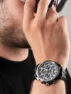 Police Blue Dial Black Strap Chronograph Watch for Men - Image 4