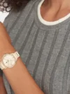 Tommy Hilfiger Analog Golden Dial Stainless Steel Strap Watch for Women - Image 4