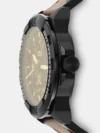 Fossil Men's Black Analog Leather Automatic Watch ME3219 - Image 2