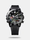 Casio Men's Black Analog-Digital Resin Watch ED577 - Image 2