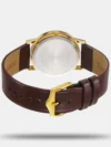 TIMEX Men Champagne Analog Leather Watch A301 - Image 3