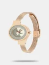 Fastrack Hitlist Quartz Analog Silver Dial Stainless Steel Strap Watch for Girls - NP6015WM01 - Image 2