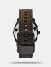 Fossil Men's Black Leather Chronograph Watch FS4656 - Image 2