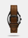 Fossil Men's Black Leather Chronograph Watch FS5798 - Image 2