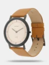 Titan Edge Beige Dial Analog Leather Strap watch for Men NR1595QL01 - Image 2