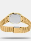 Casio Vintage Gold Digital Unisex Stainless Steel Watch D198 - A700WG-9ADF - Image 3
