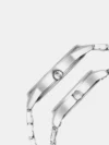 Fastrack Mixmatched Quartz Analog Silver Dial Silver Stainless Steel Strap Watch for Couple - 33056296SM01P - Image 4