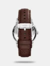 Fossil Men's Black Leather Automatic Chronograph Watch ME3061 - Image 3