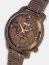 Helix Women's Brown Analog Stainless Steel Watch TW032HL42 - Image 2