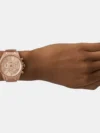 Fossil Women Rose Gold Stainless Steel Chronograph Watch BQ3377 - Image 3