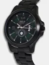 Helix Men's Black Analog Stainless Steel Watch TW023HG21 - Image 2