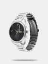 Fastrack Fleek Quartz Analog with Day and Date Black Dial Stainless Steel Strap Watch For Guys - 3313SM01 - Image 2
