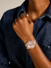 Fossil Women's Rose Gold Stainless Steel Chronograph Watch ES2811 - Image 4
