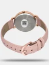 Helix  Silver Round Analog Leather Watch Women TW056HL01 - Image 4