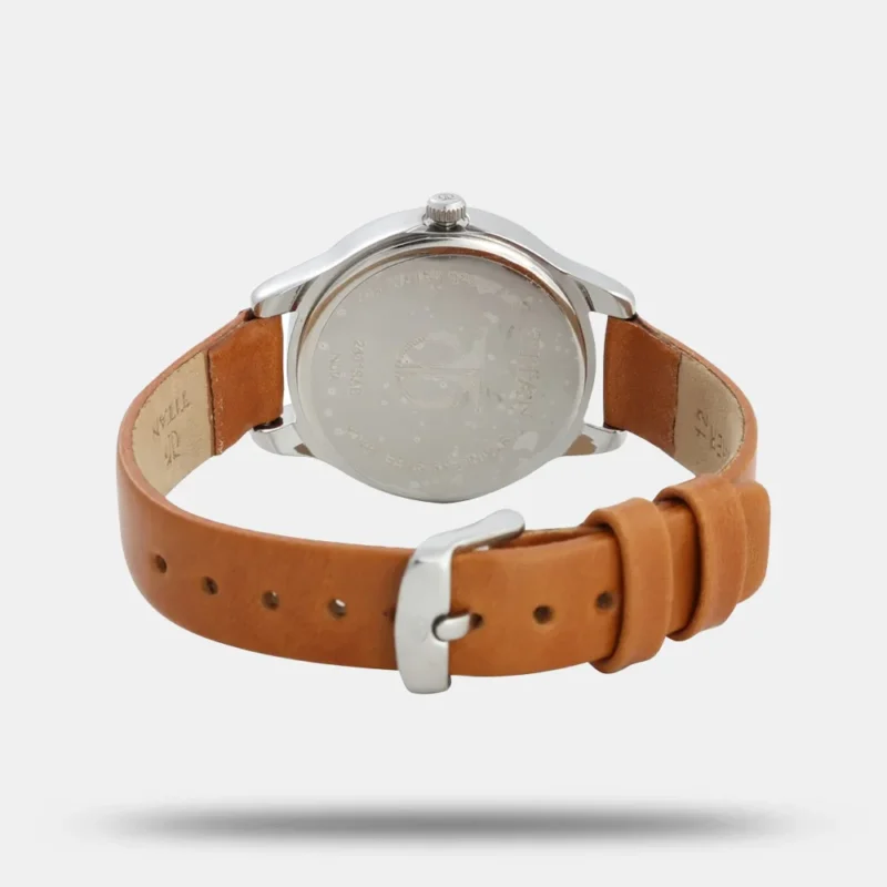 Titan Workwear Silver Dial Women Watch With Leather Strap - NP2481SL06 - Image 4