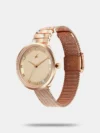 Fastrack Fleek Quartz Analog Pink Dial Stainless Steel Strap Watch for Girls - 6300WM01 - Image 2