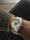 Timex Legacy Tonneau Chronograph 42mm Stainless Steel Bracelet Watch - TW2W22200UJ - Image 5