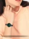 Timex Fashion Women's Green Dial Round Case 3 Hands Function Watch -TWEL14704 - Image 5
