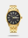 Dive into sophistication with a dark blue dial showcasing a second sectoral and clean long indices in gold and white. The two clean chronographs, black and gold casing, and brown textured leather strap create a timeless ensemble perfect for both work and special occasions.   <div id="product-details-lists" class="row"> <div id="product-details-lists-col1" class="col-sm-5 col-xs-6"></div> </div>