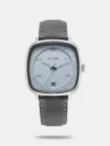 Titan Quartz Analog with Date Anthracite Dial Leather Strap Watch for Men - NS1885SL01