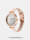 Fastrack Style Up Silver Dial Leather Strap Watch for Girls - NR6230WL02 - Image 2