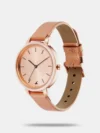 Fastrack Glitch Quartz Analog Rose Gold Dial Leather Strap Watch for Girls - NR6234WL01 - Image 2