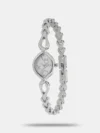 Titan Quartz Analog Silver Dial Metal Strap Watch for Women - NR2455SM01 - Image 2