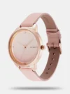Titan Pastel Dreams Pink Dial Analog Leather Strap watch for Women - NR2664WL02 - Image 2