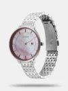 Titan Premium Workwear Mother of pearl Dial Analog with Date Stainless Steel Strap watch for Women - NR2673SM02 - Image 2