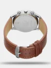 Titan Men's Metropolitan Charm: Men's Multifunctional White Watch with Leather Strap - NR1805SL01 - Image 4