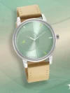 Fastrack Stunners Quartz Analog Green Dial Leather Strap Watch for Guys - NR3278SL02 - Image 5