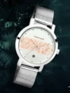 Fastrack Animal Print Quartz Analog with Date Bicolour Dial Stainless Steel Strap Watch for Girls - NR6222SM03 - Image 5