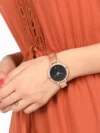 Fastrack Paint Me Quartz Analog Black Dial Leather Strap Watch for Girls - NR6230WL01 - Image 5