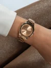 Guess Women's Rose Gold Analog Stainless Steel Watch GW0615L3 - Image 5