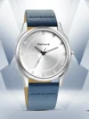 Fastrack Stunners Quartz Analog Silver Dial Leather Strap Watch for Guys - NR3255SL03 - Image 5